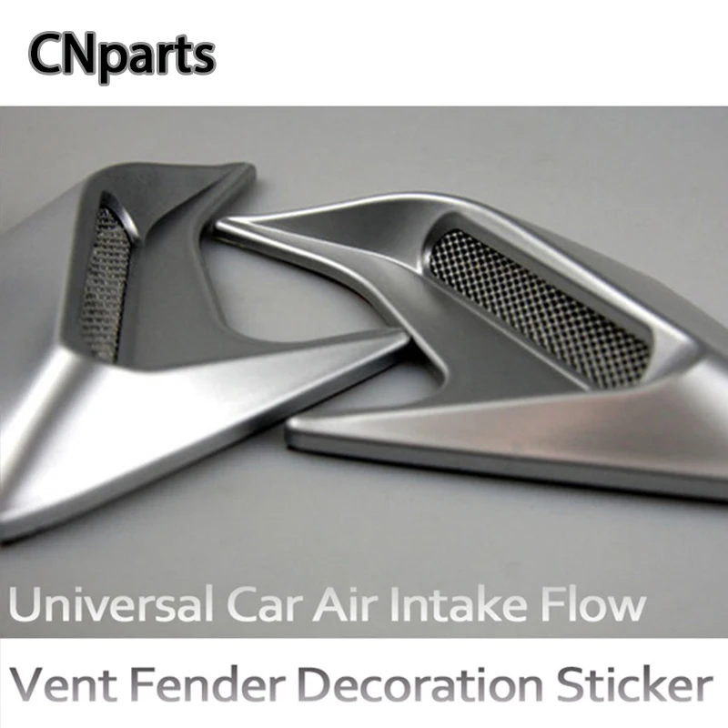 

CNparts Universal Car Simulation Hood Side Outlet Stickers For Jeep Renegade Mercedes Benz Renault Megane 2 Captur Accessories