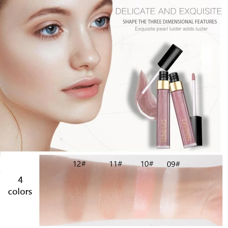1PC Liquid Highlighter Makeup Moisturizing Waterproof Long-Lasting Shiny Face Highlighter Waterproof Highlighter Liquid 1PC Liquid Highlighter Makeup Moisturizing Waterproof Long-Lasting Shiny Face Highlighter Waterproof Highlighter Liquid