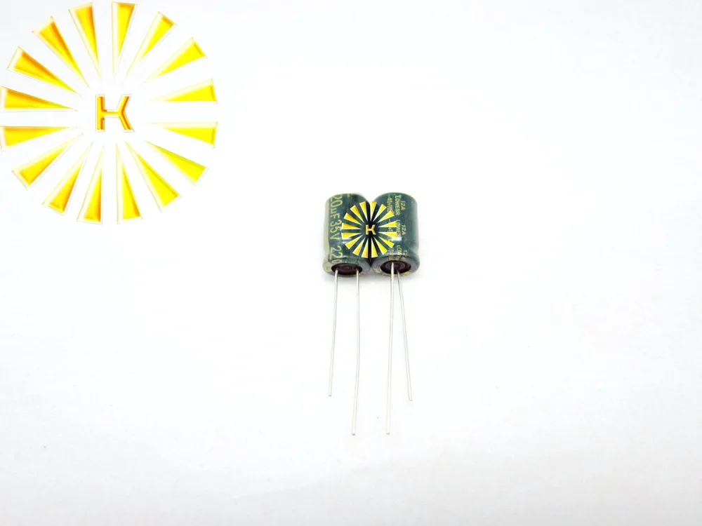 

500pcs X 100% New 220UF 35V 8X12 LOW ESR Aluminum Electrolytic Capacitor
