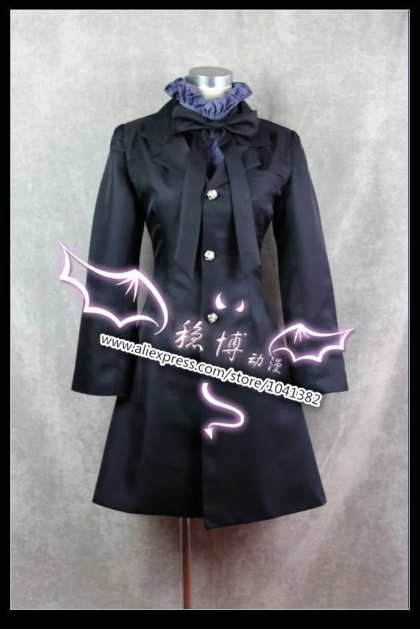 Новый черный дворецкий куросицудзи косплей Гленелг отбеливатель для Хэллоуина