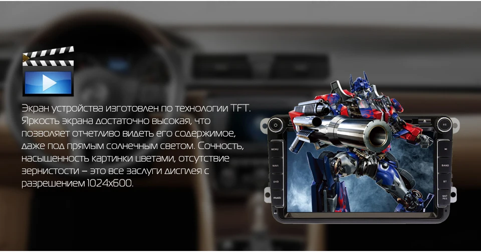 Perfect MARUBOX 2Din Android 7.1 For Volkswagen Polo 5 Passat B6 Golf Skoda VW Car Multimedia DVD Player GPS Intelligent System 8A801DT3 4