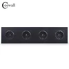 COSWALL 4 Gang Wall Power Socket Grounded 16A EU Standard Quadruple Outlet With Childen Protective Door PC panel ► Photo 1/5