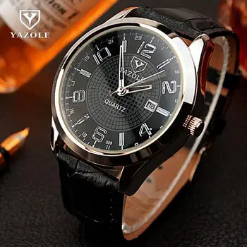 

YAZOLE 2018 Wrist Watch Men Male Dress Business Quartz Watch Wristwatch Quartz-watch Relogio Masculino 309 /w Calendar
