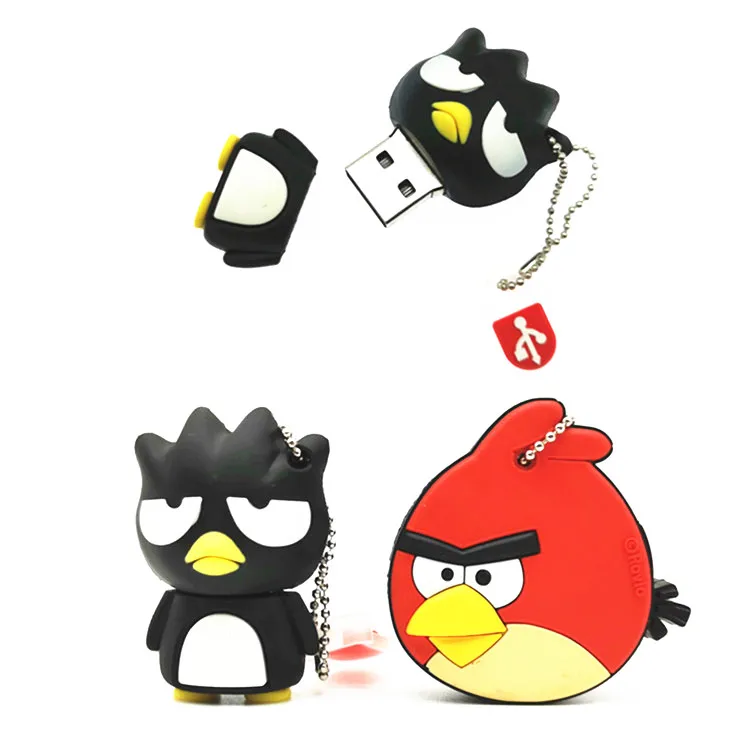 

cute animal usb flash drive owl pendrive 4GB 8GB 16GB 32GB 64GB 128GB bird U stick angry bird memory stick pen drive gift