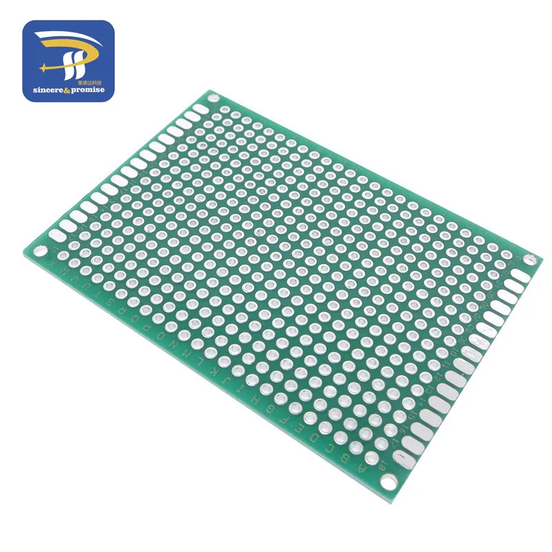 5*7 см PCB 5x7 PCB 2,54 мм двухсторонний Прототип PCB diy универсальная печатная плата
