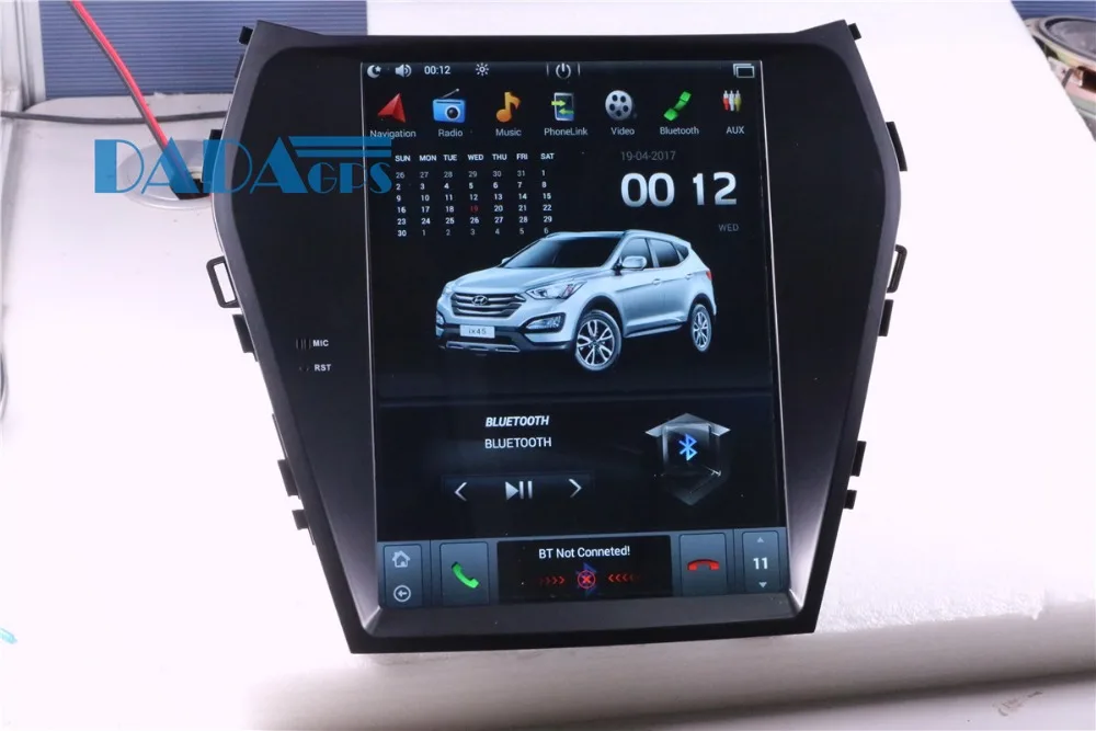 Автомагнитола в стиле Tesla 10 4 дюйма Android 7 1 стерео GPS головное устройство для Hyundai
