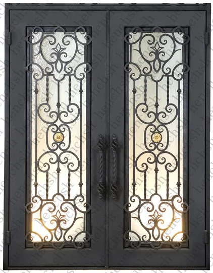 Custom Design Forged Wrought Iron Front Doors Entry Custom Design Forged Wrought Iron Front Doors Entry H Wid16 In From Home Improvement On Aliexpress Alibaba Group