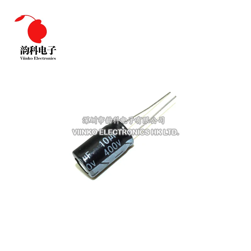 

5pcs 400V 10UF 10*17mm Aluminum Electrolytic Capacitor 10X17mm