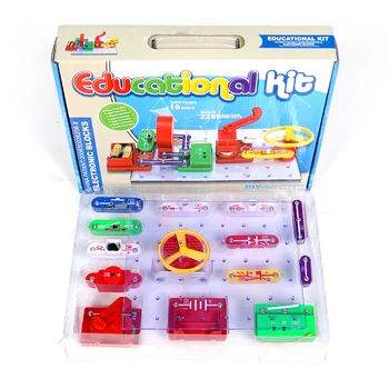 

Smart DIY Electric Circuit Building Blocks Kit Electronics Discovery Educational Science Kits For Kids Children 2289 projects