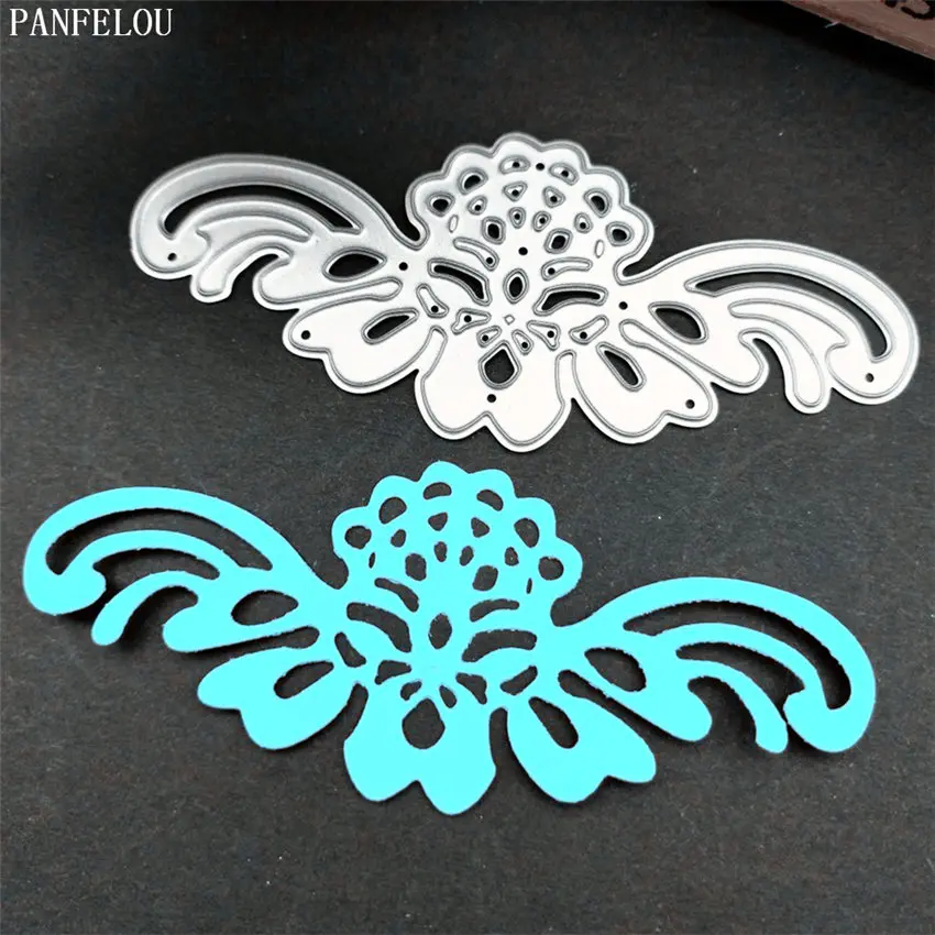 

PANFELOU flower bow tie paper die cutting dies metal craft Scrapbooking/DIY Christmas wedding Embossing mould cards