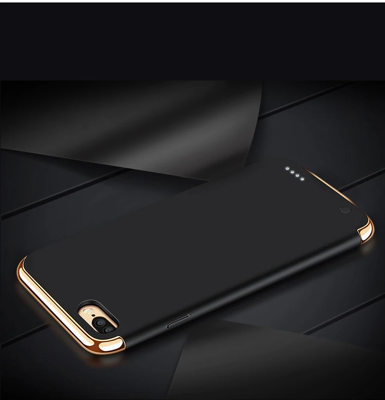 Beste Joyroom 7000 mah 5.5 inch Telefoon Batterij Case Charger Voor iPhone 6 6 s 7 8 Plus Externe Batterij Opladen case Cover Power Bank