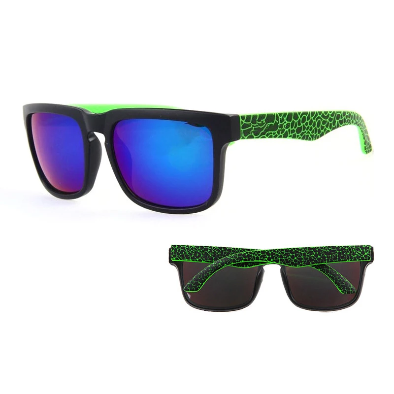 Ретро Кен Блок вождения солнцезащитные очки для мужчин Spied бренд дизайнер покрытие зеркало солнцезащитные очки мужские Открытый Спорт Рыбалка очки uv400 - Цвет линз: C4