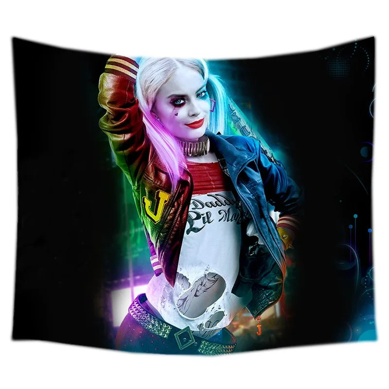 Гобелен Harley Quinn на заказ скатерть пляжное одеяло домашний декоративный настенный