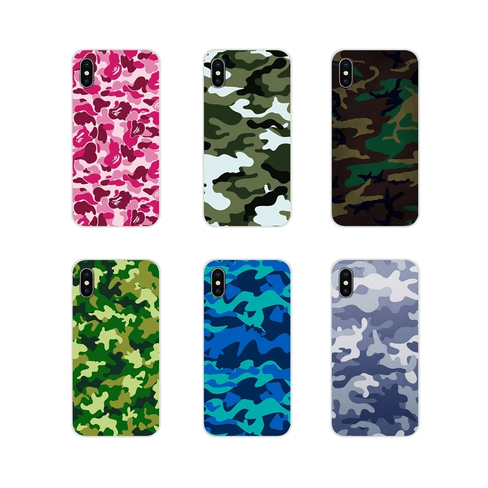 

Brand camouflage Accessories Phone Cases Covers For Huawei P Smart Mate Honor 7A 7C 8C 8X 9 P10 P20 Lite Pro Plus