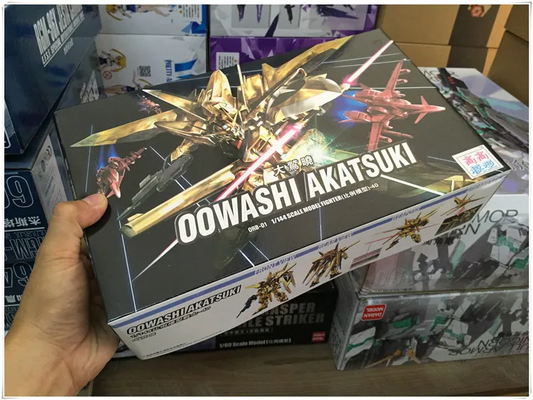 Аниме Gaogao HG 1/144 мобильный истребитель Akatsuki Gundam Oowahi полный набор Горячая Детская игрушка фигурки собранные включены в базу