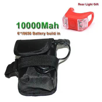 

WasaFire Bicycle rear light 10000mAh battery bicycle light Cycling Bike Light Fishing Frontlight Flashlight Camping Headlamps