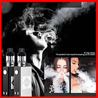 Electronic cigarette kit sub two 200W TANK Atomizer 3.0ml Vape Steam Adjustment 510 wire Built-in battery 4400 mA steam kit