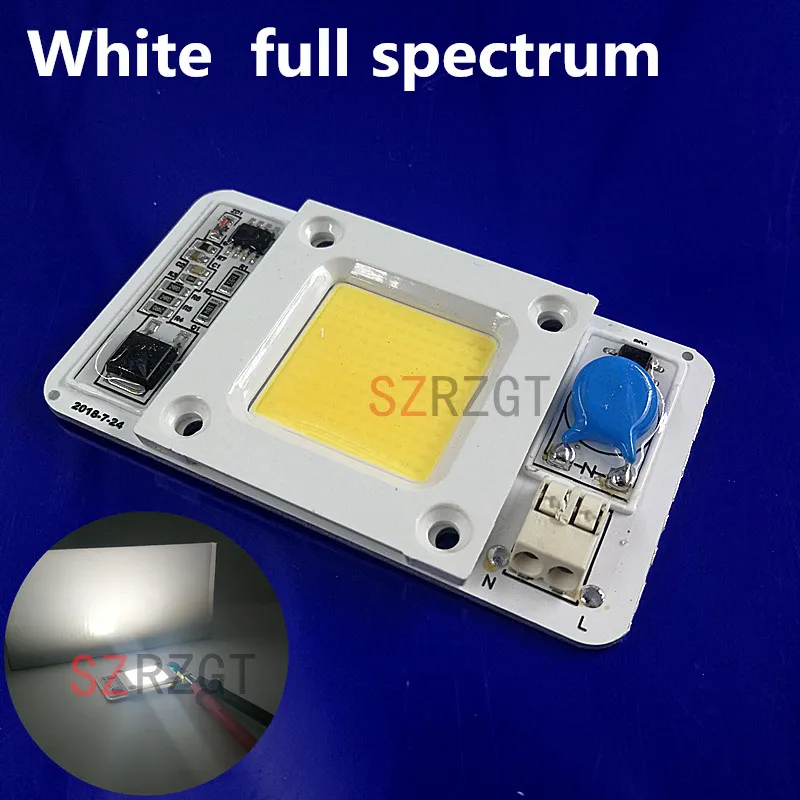 Новый светодиодный чип COB с регулируемой яркостью 50 Вт AC110V 220 В вход умный IC