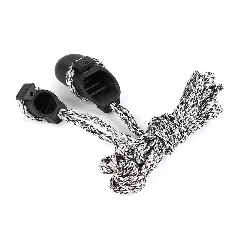 

1PCS Archery Braided White&Black color Bow String For Recurve,Tradtional Bow Stringer Leather Tip & Nylon Cord Portable