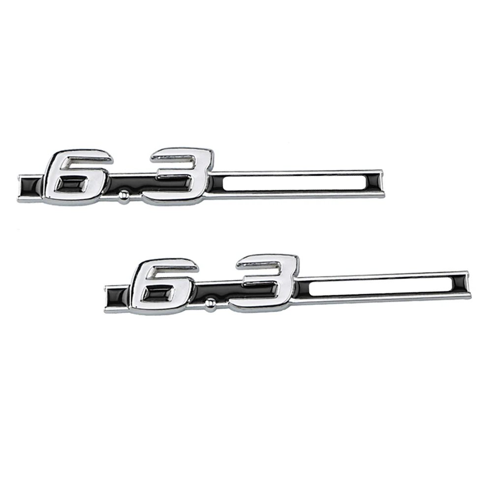 

1-20 pcs For 6.3 AMG Logo 3D Body Badge Sticker For Mercedes Benz CLA W202 W203 W204 W205 W207 W209 W210 W211 W212 Car Styling
