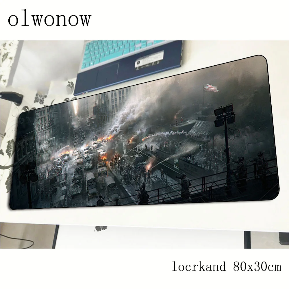 Tom clancy's The Division mousepad gamer large 800x300x3mm gaming mouse pad notebook accessories laptop padmouse ergonomic mat