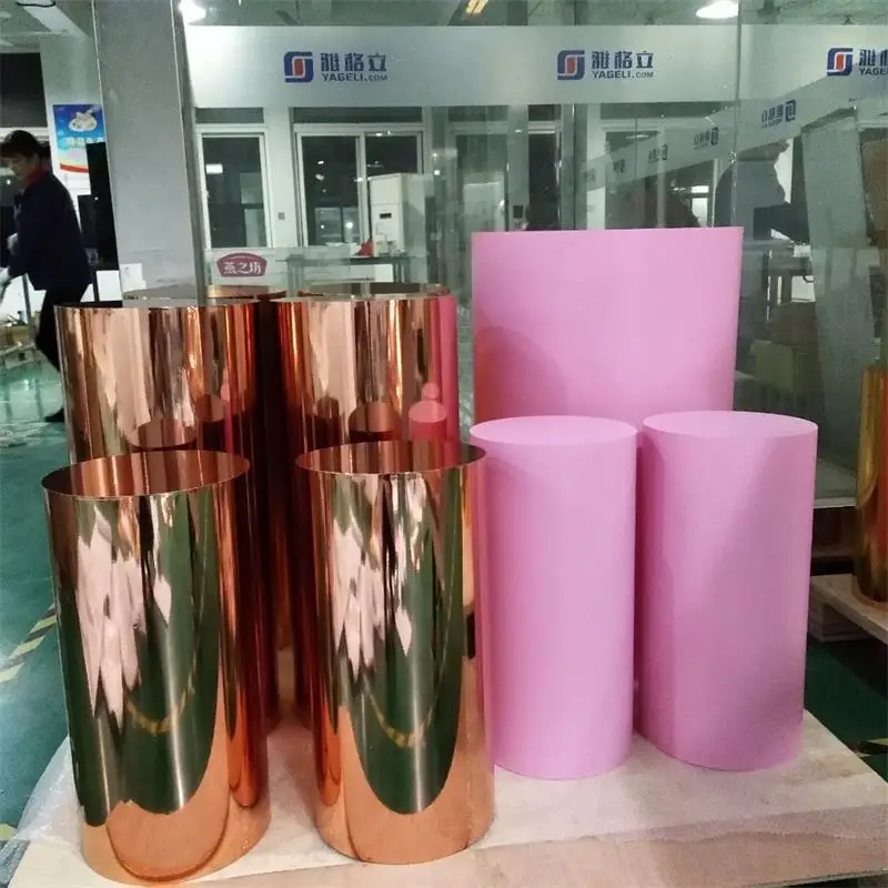 Discount Acrylic Round Plinth Pink Gold White Clear Cylinder Display Pedestal Riser Party Holiday DIY Decorations Support Customize 1Pcs 1