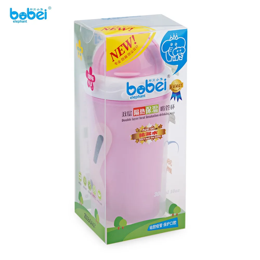 Bobei Cute Kids Double Layer Heat Insulation Water Bottle Cartoon Cup School Water Bottles Kettle Shaker water milk bottles4