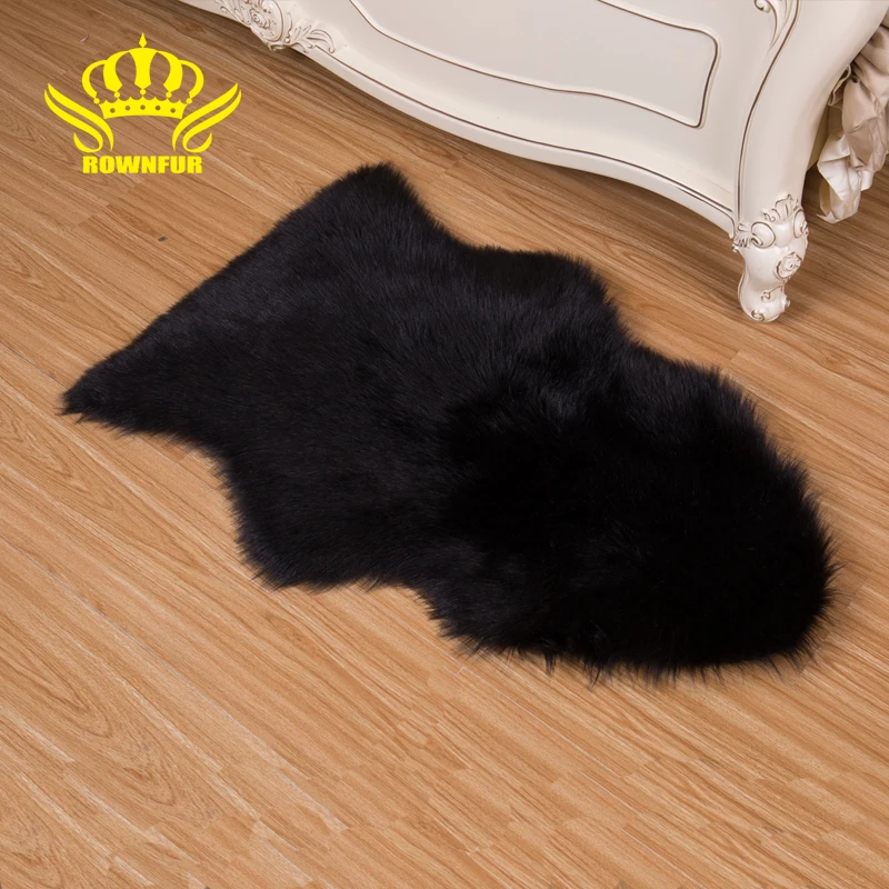 ROWNFUR Faux Fur Floor Mats Soft Artificial Sheepskins Carpet For Kids Living Room Bedroom Chair Sofa Cover Plush Washable Rugs ROWNFUR Faux Fur Floor Mats Soft Artificial Sheepskins Carpet For Kids Living Room Bedroom Chair Sofa Cover Plush Washable Rugs