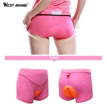 Женские розовые трусы для поездки на велосипеде. Размеры M 2XL|clothing