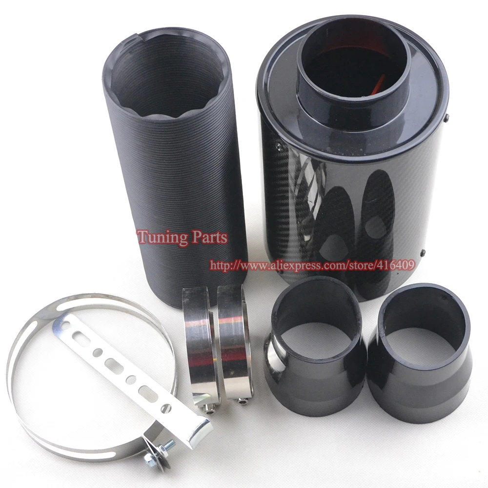 carbon fiber air intake pipe kit (4)