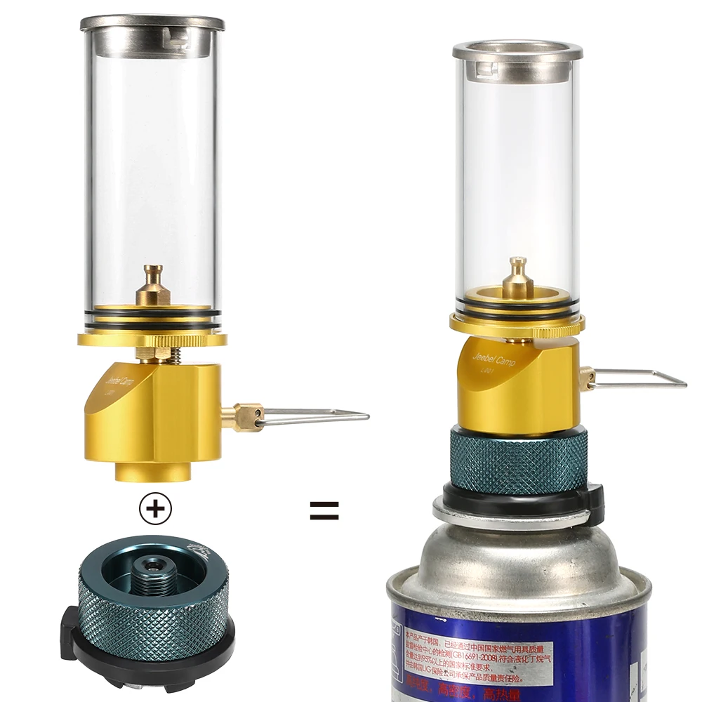 Уличный газовый фонарь Lixada, лампа для кемпинга, ночник, газовый светильник для открытого воздуха, для кемпинга, пикника, пешего туризма, походная газовая лампа