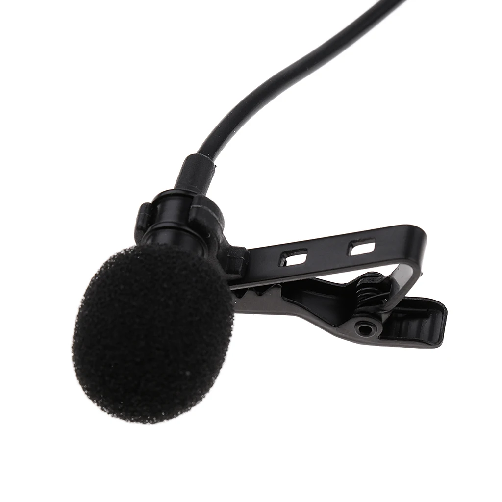 Universal USB Plug Mini Clip-on Microphone Dual Head Mic for Online Karaoke Live Video Recording Interview Accessory 6m