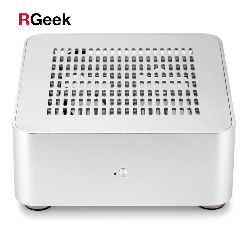 [Верхняя крышка с отверстиями] RGEEK Mini ITX компьютерный чехол для ПК настольный HTPC