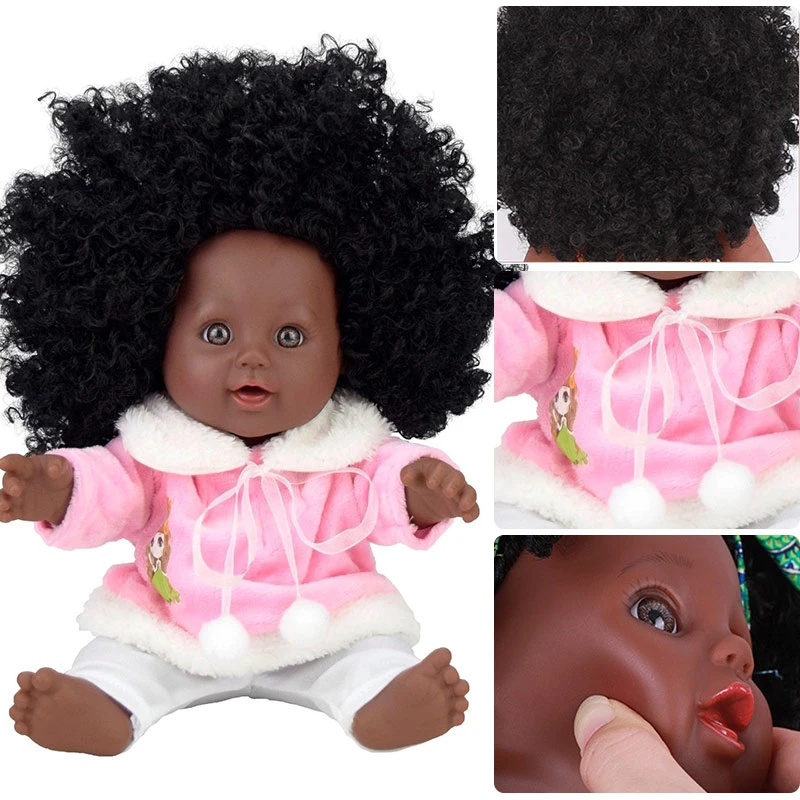 muñecas negras de porcelana