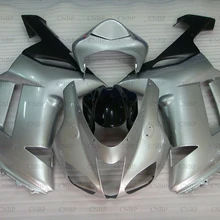 636 Zx-6r 2007-2008 Кузов для Kawasaki Zx6r 07 обтекатели для Кавасаки Zx6r 07 материя черный серебристый корпус Наборы