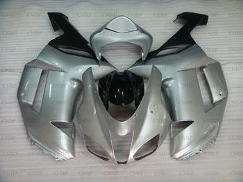 

636 Zx-6r 2007 - 2008 Bodywork for Kawasaki Zx6r 07 Fairings for Kawasaki Zx6r 07 Matter Black Silvery Body Kits