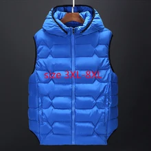 Новое поступление Зима и осень мужской супер большой мягкий жилет Толстая куртка жилет свободного размера плюс 3XL 4XL 5XL 6XL 7XL 8XL