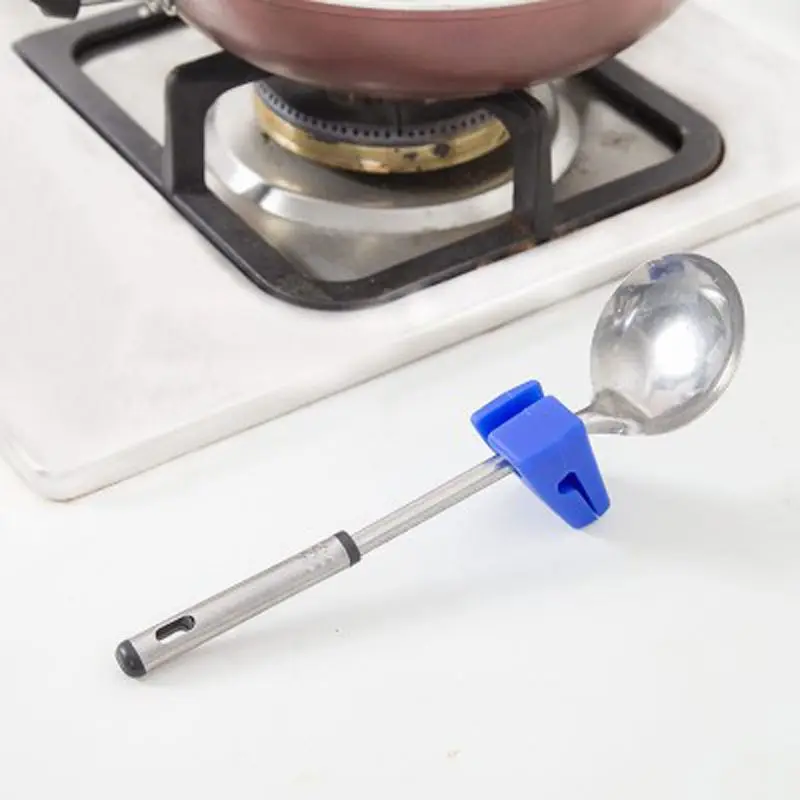 Силиконовая крышка для кухонного горшка держатель ковш стойка для хранения ложки кухонная утварь кухонная посуда аксессуары для приготовления пищи
