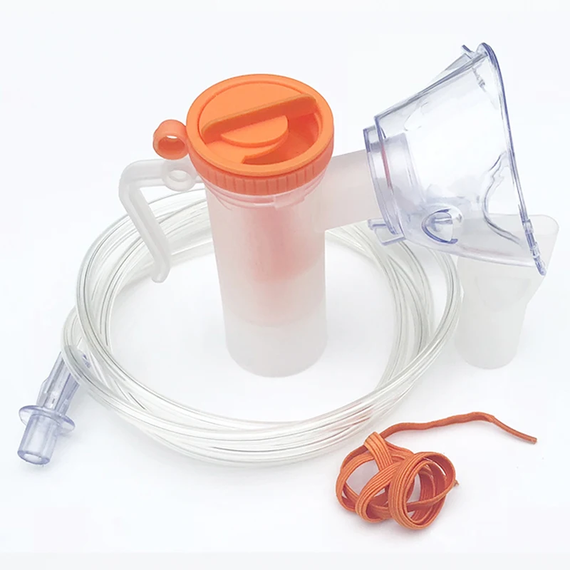

Medical Children Adult Household Disposable Atomizer Mask Containing Atomizing Cup Connecting Pipe Accessories Nebulizer Inhaler