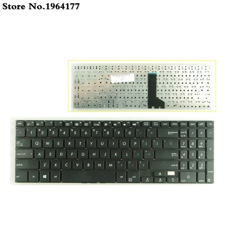 US клавиатура для ноутбука ASUS P500 P500CA E500 E500CA PU500 PU551 PRO551L PRO551LD черный английский