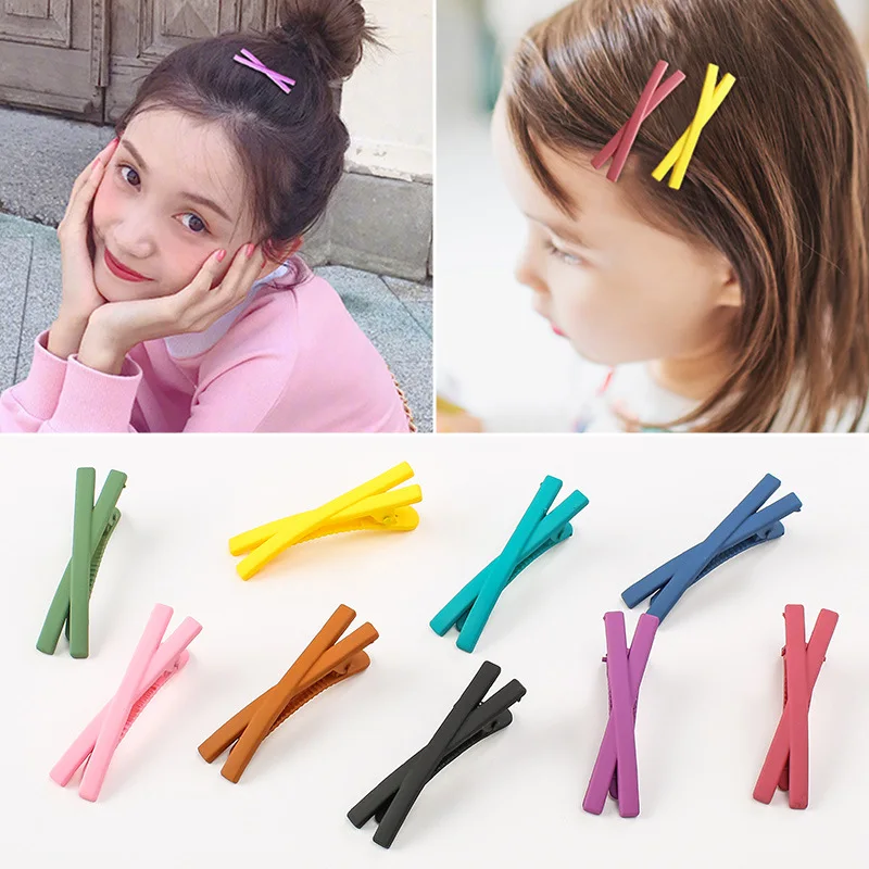 

1 piece Cross Hairgrips Hairpin Girls Pin Barrette Clip Baby Hair Bangs Hairclip Headwear Children Headwear Hair Accessories