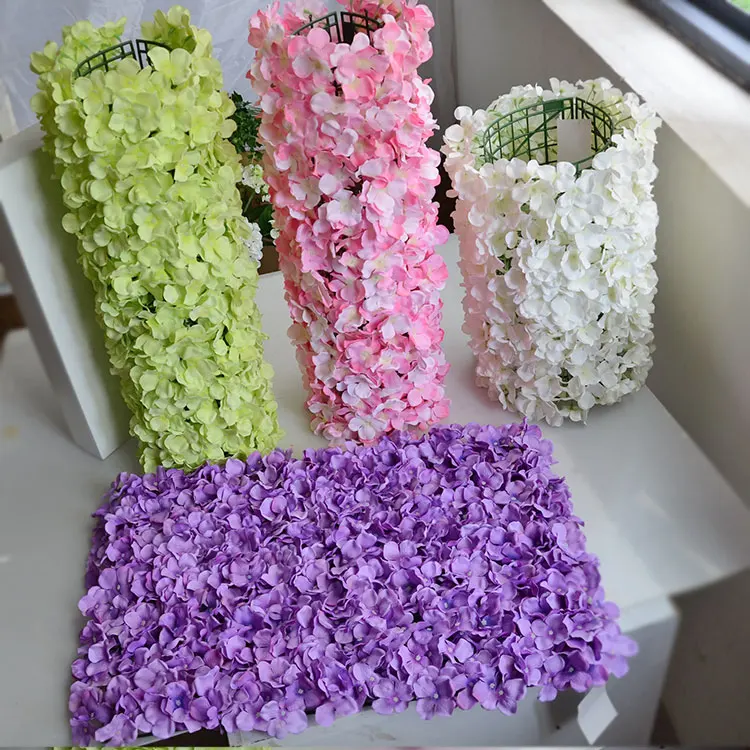 60*40cm Hydrangea DIY wedding arch Setting wall decoration Road led flower T stage decorative Photo background Noble Carpet type