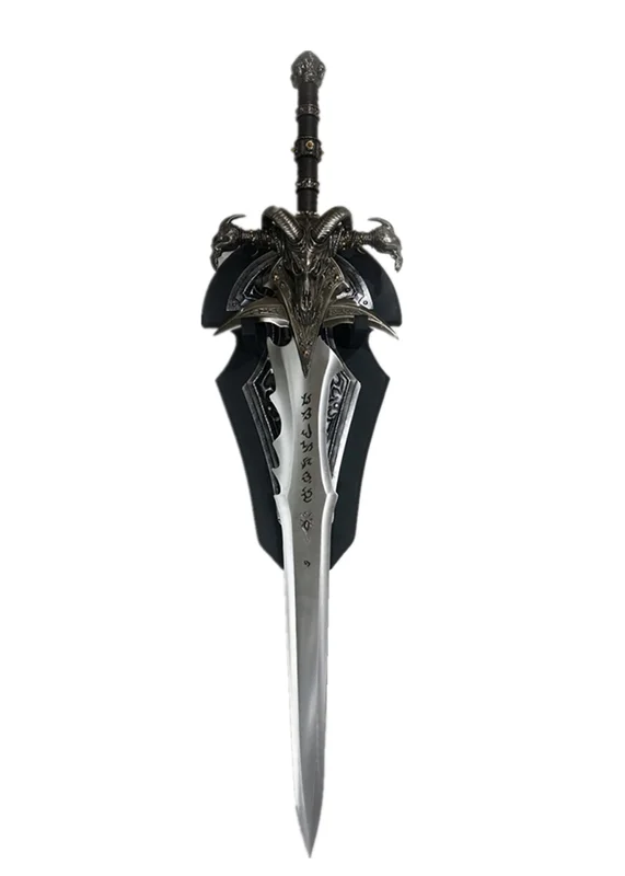 

World of Game Frostmourne Sword Replica Collection Length 120CM Stainless Steel Made with Back Hanging Board Cosplay Prop