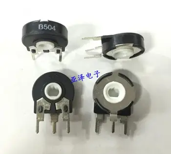 

5PCS/LOT T brand Spain potentiometer, PT15-500K adjustable potentiometer, vertical elliptical hole, rotary adjustable resistor
