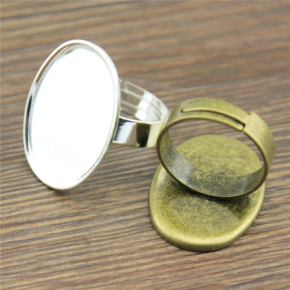 10pcs Ring Settings Blank Base, Ring Blanks Jewelry Making, Adjustable