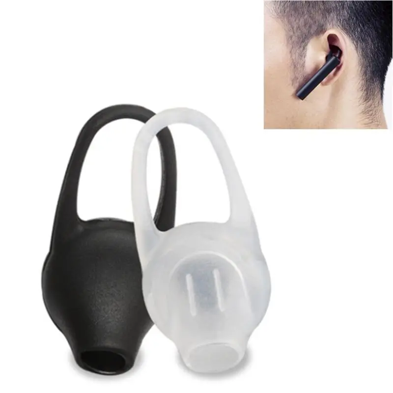 

5PCS Black Replacement Silicone Eartips Earbuds Ear Buds Tips Pads For Headphone