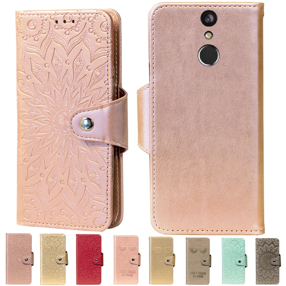 

Embossing Stand Flip PU Leather wallet Case Cover For Philips Xenium X588 phone cases
