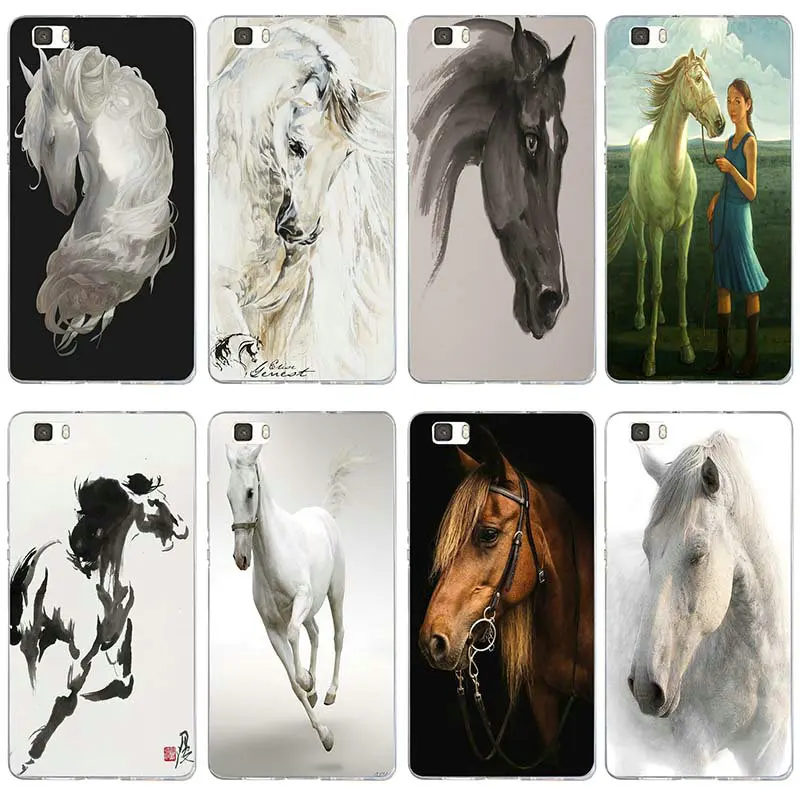 Horse Animal Printed For Huawei P8 P9 P10 P20 Mate 10 Pro Y5 Y6 II Y7 Honor 6X 7X 9 Lite Shell Soft TPU Silicon Phone Cases | Мобильные