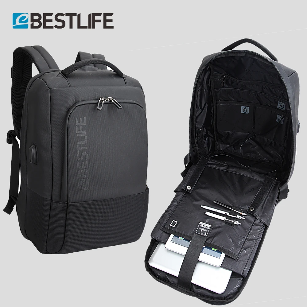 

BESTLIFE Luxury Functional Backpack Men's 15.6" Laptop Computer School Bags USB Charging Anti-theft Outdoor Travel Pack