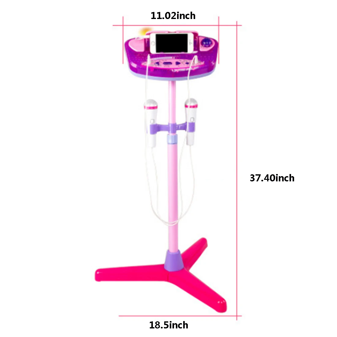 Цена Детский микрофон для девочек, караоке, Поющая машина, забавный подарок, музыкальная игрушка, отличная игрушка, музыкальный инструмент, рожд...